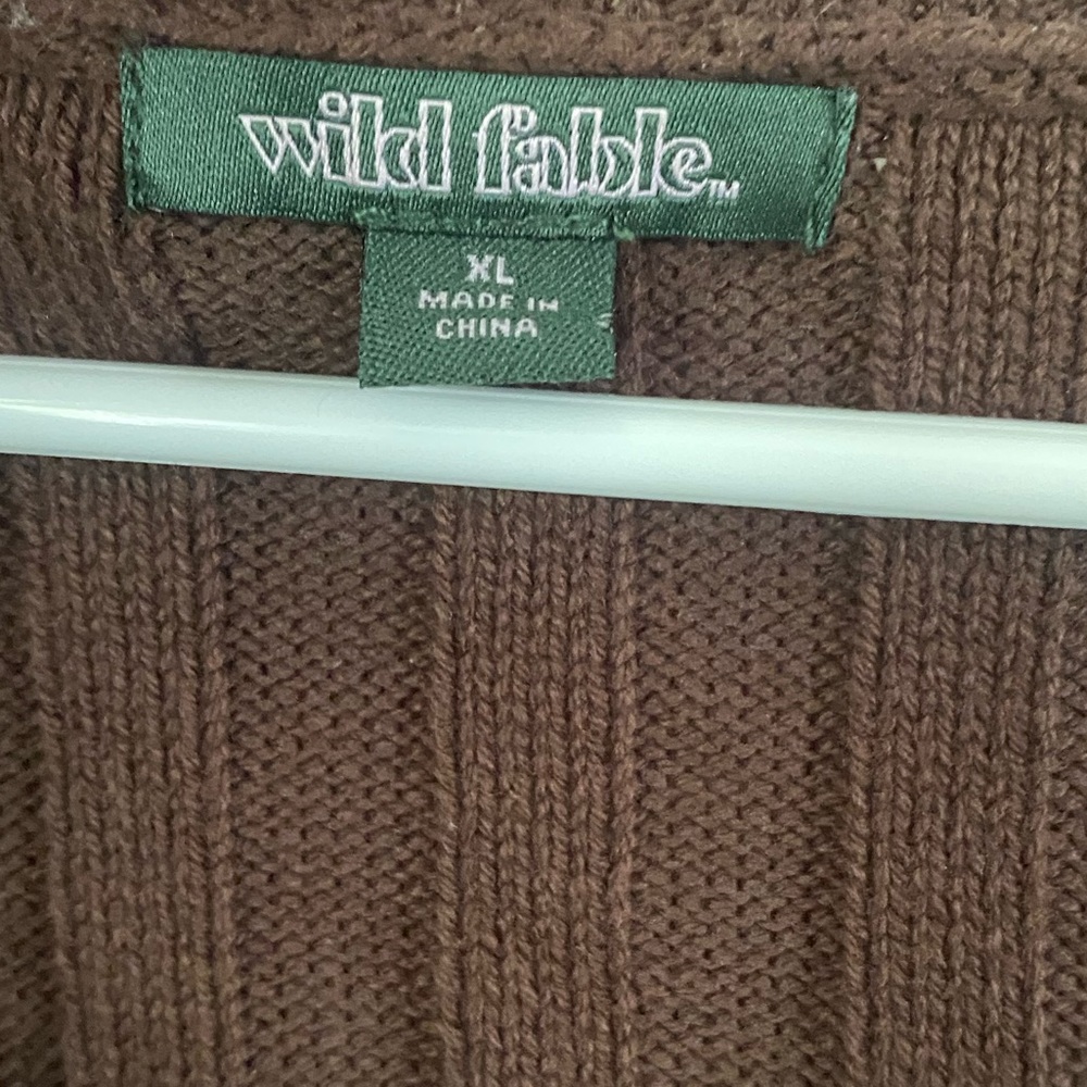 Wild Fable Ribbed Open Back Pull Over Sweater Sz-XL - Picture 8 of 9